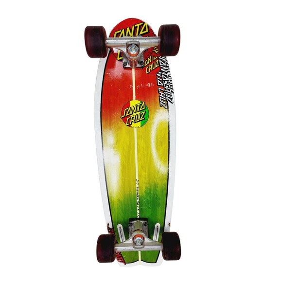 Santa Cruz Other - Vintage Santa Cruz Landshark Skateboard Cruiser Road Rider Wheels Bullet Trucks